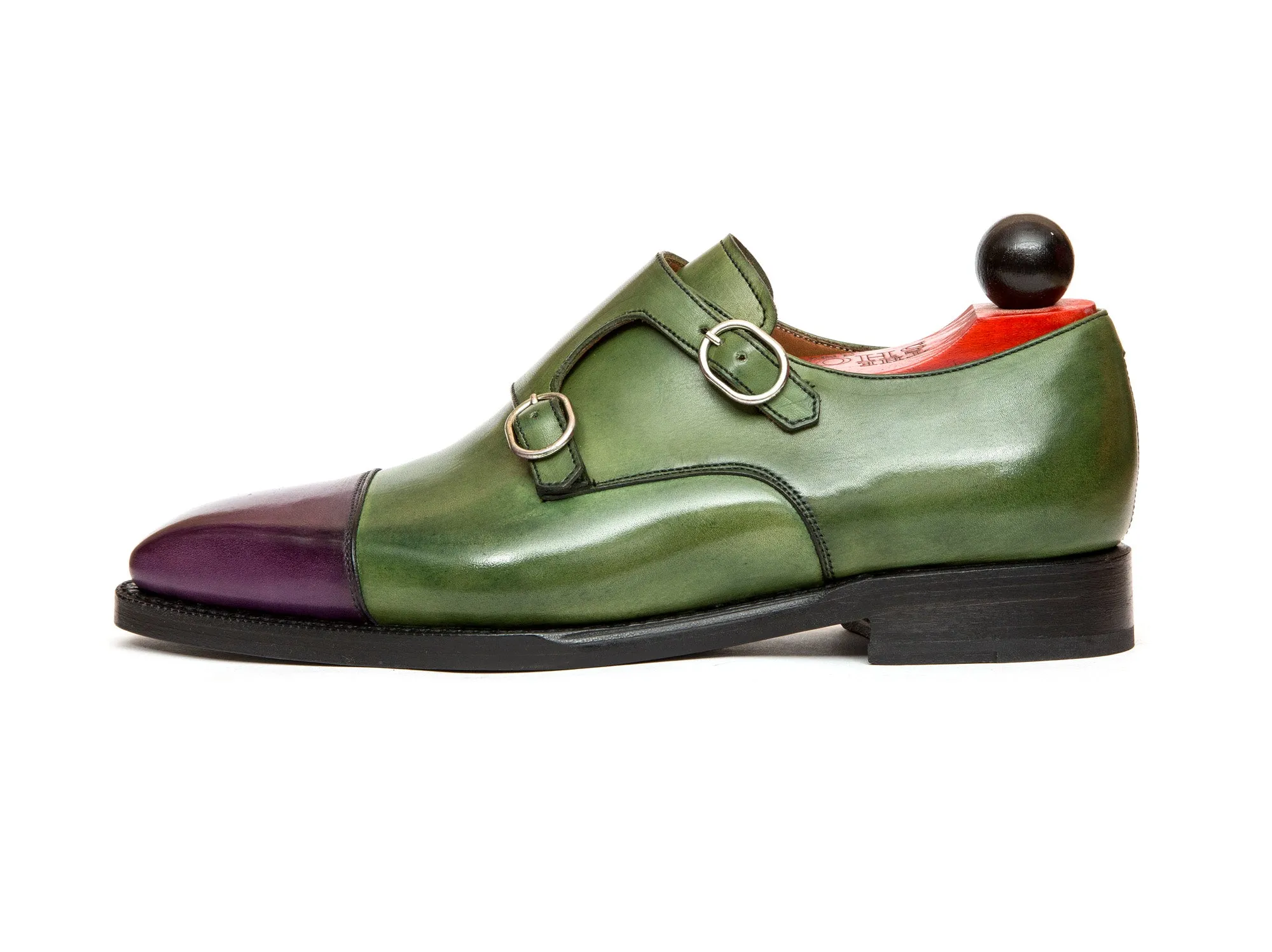 Toe Protection Kent - MTO - Purple Calf / Avocado Calf