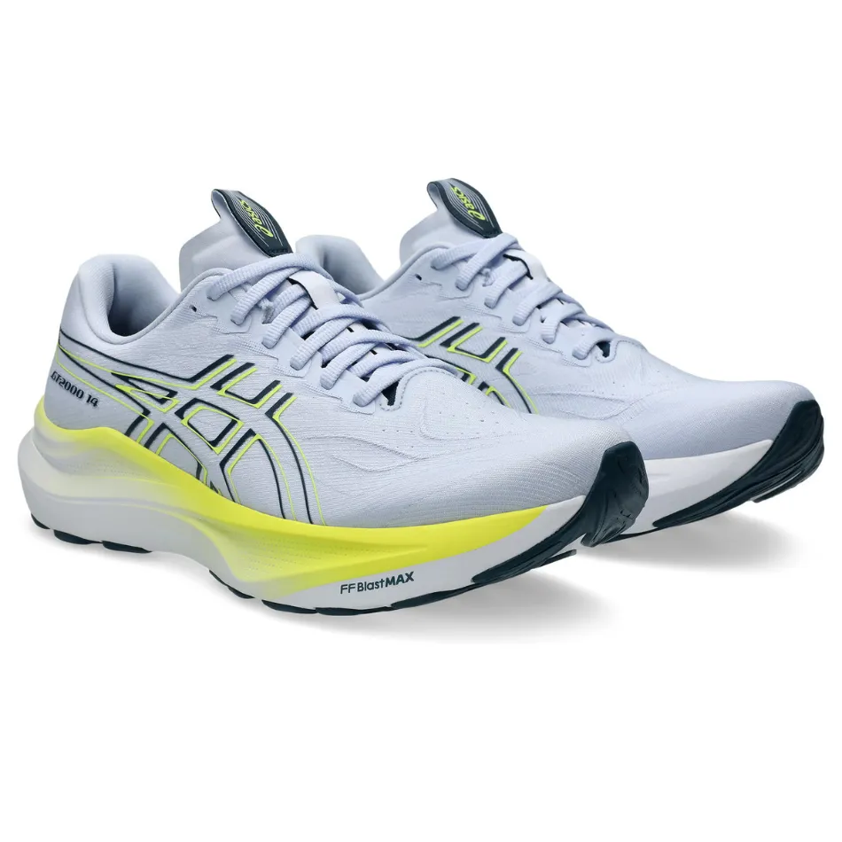 ASICS Men's GT-2000 v14 Running Shoes in Blue Fade/Tranquil Teal AW25 night - visibility shoes