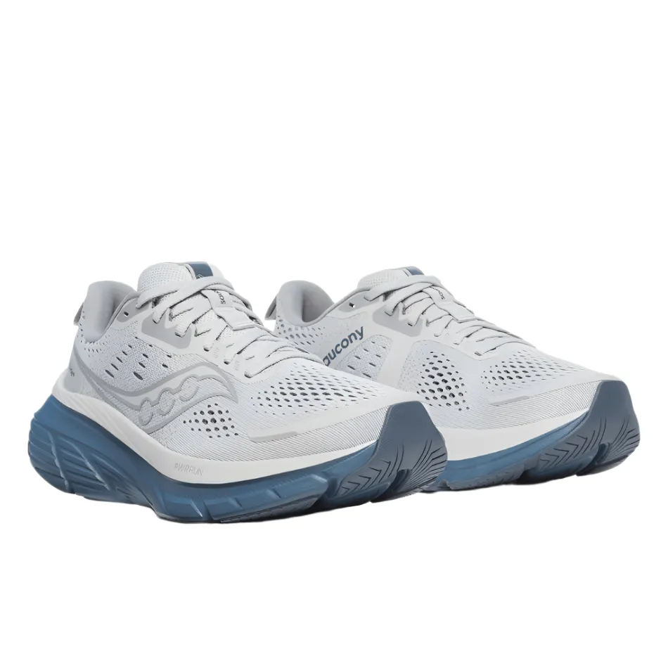 Saucony Men's Guide 18 Running Shoes in Fossil/Dusk AW25 bounce - return shoes removable - insole - feature shoes
