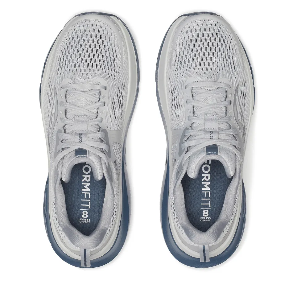 running in a ditch area shoes Saucony Men's Guide 18 Running Shoes in Fossil/Dusk AW25
