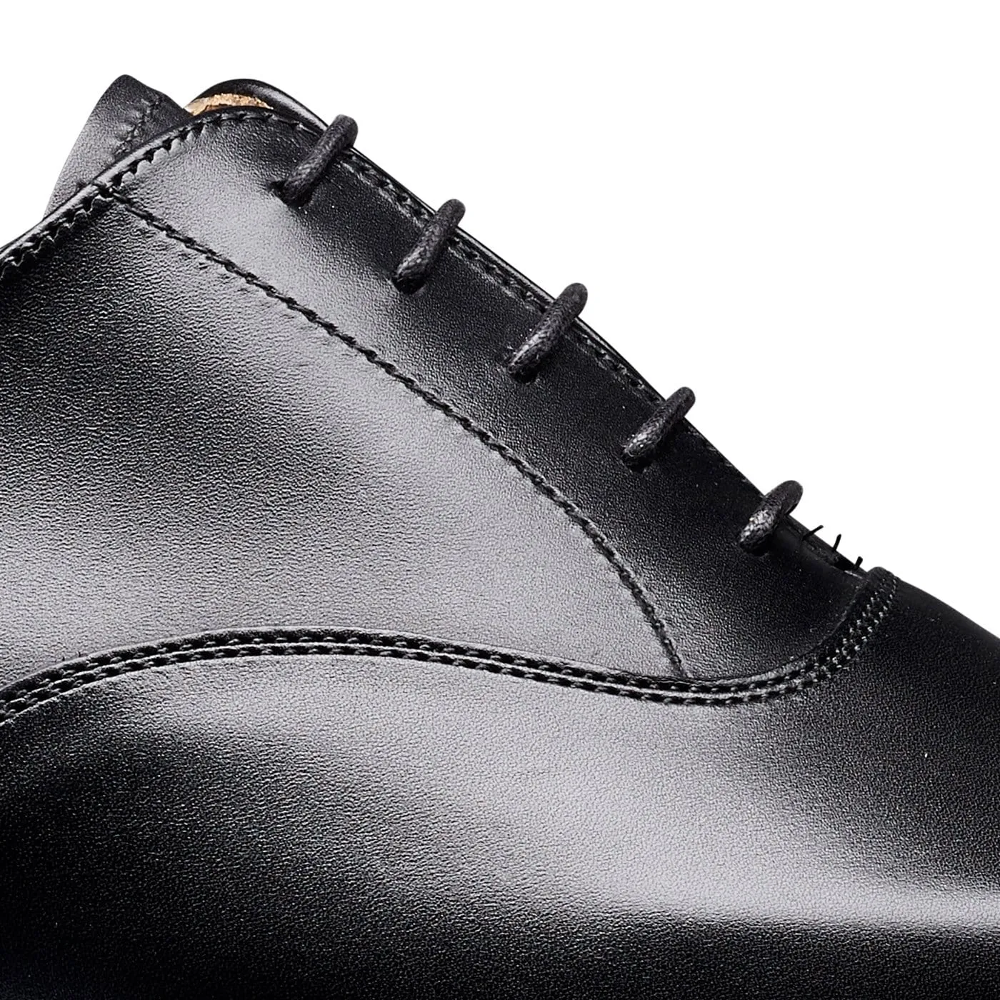 Simple Leather Hallam Black Calf (City Sole)