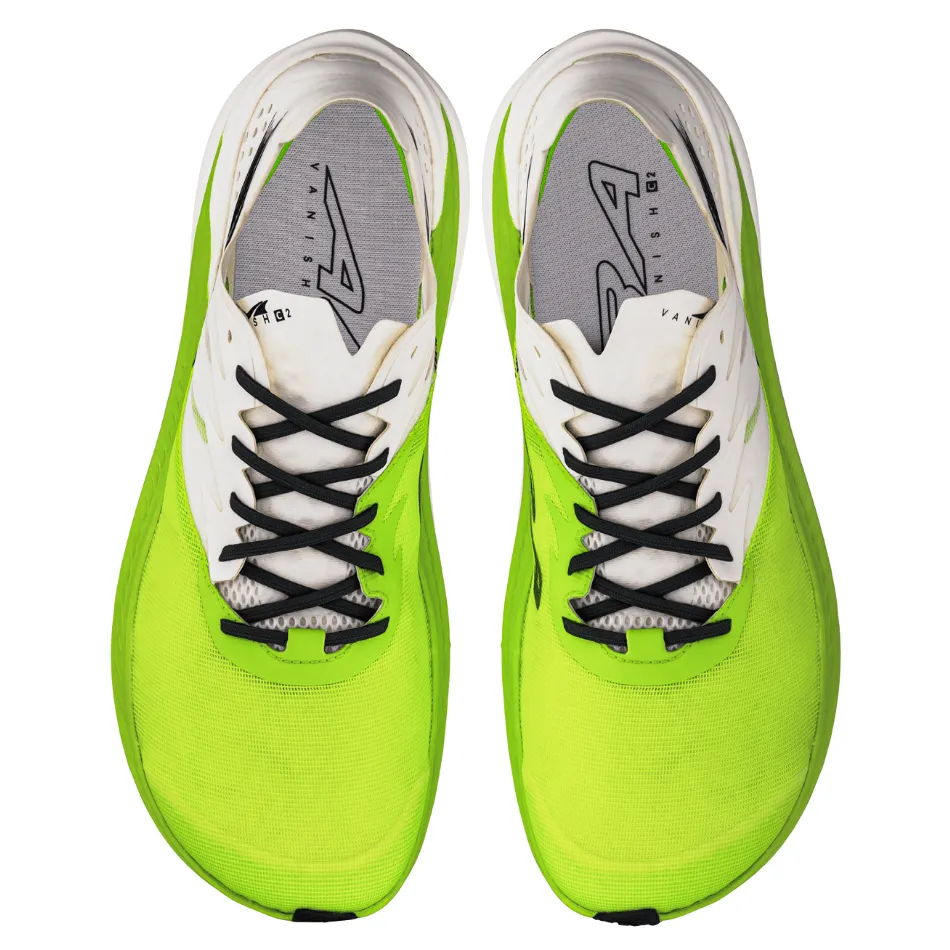 shock - absorbing inserts Altra Men's Vanish Carbon 2 Running Shoes in White/Lime SS25