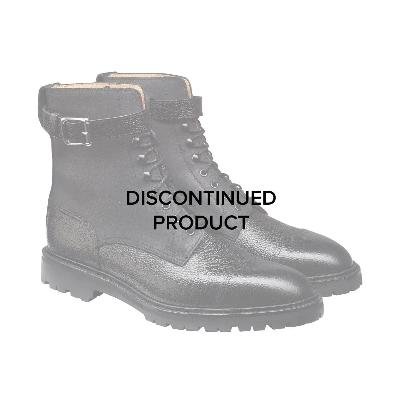 Aldershot Black Scotch Grain & Black Rough-Out Suede Simple Choice