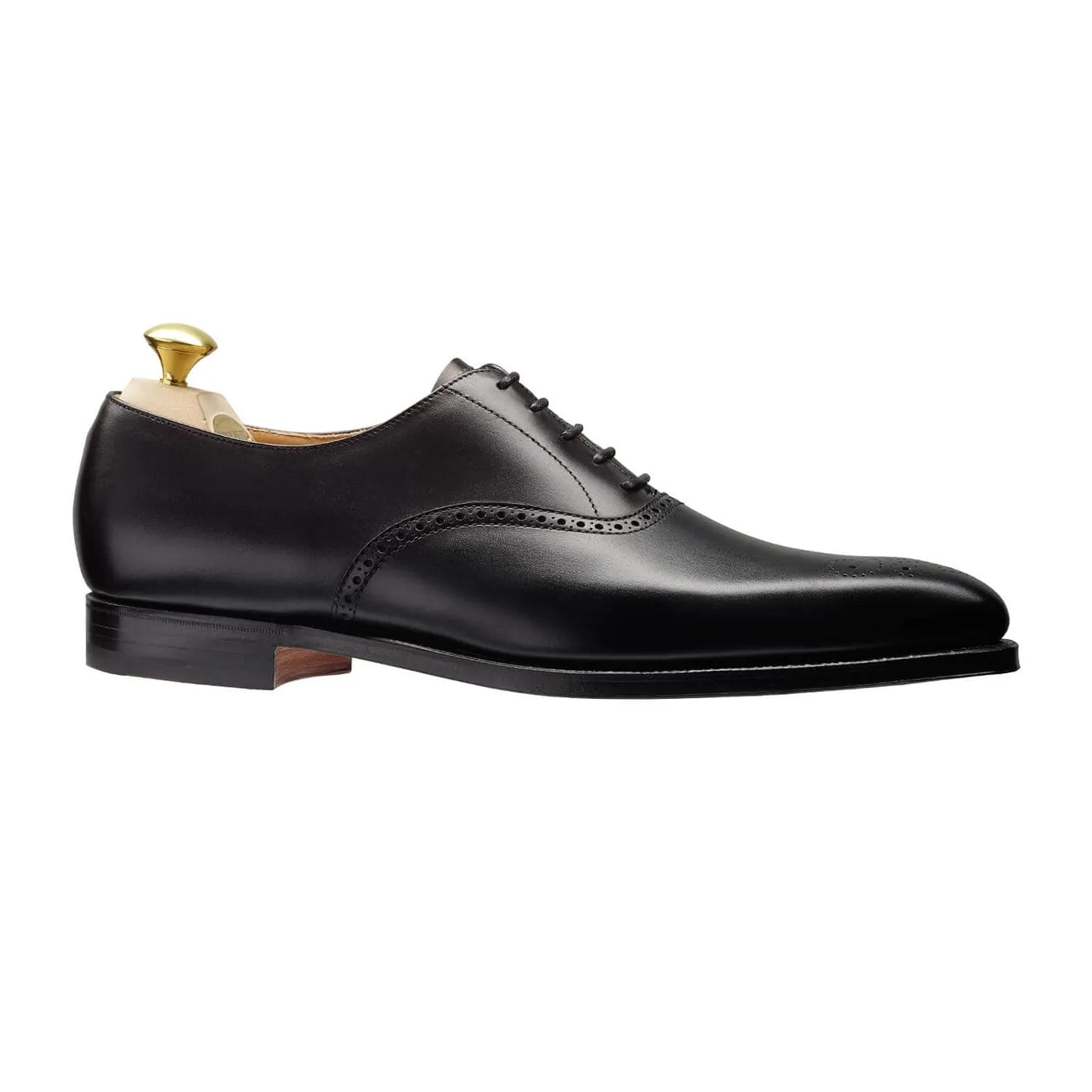 Smart Brown Edgware Black Calf