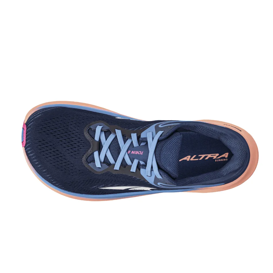 Altra Torin 8 Women's Running Shoes in Navy SS25 running shirts mesh - upper - material - breathability shoes