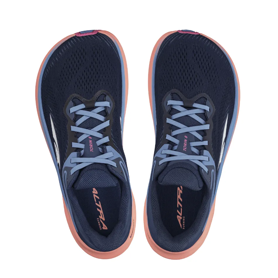 Altra Torin 8 Women's Running Shoes in Navy SS25 Comfort Improvement lightweight - material - portability shoes