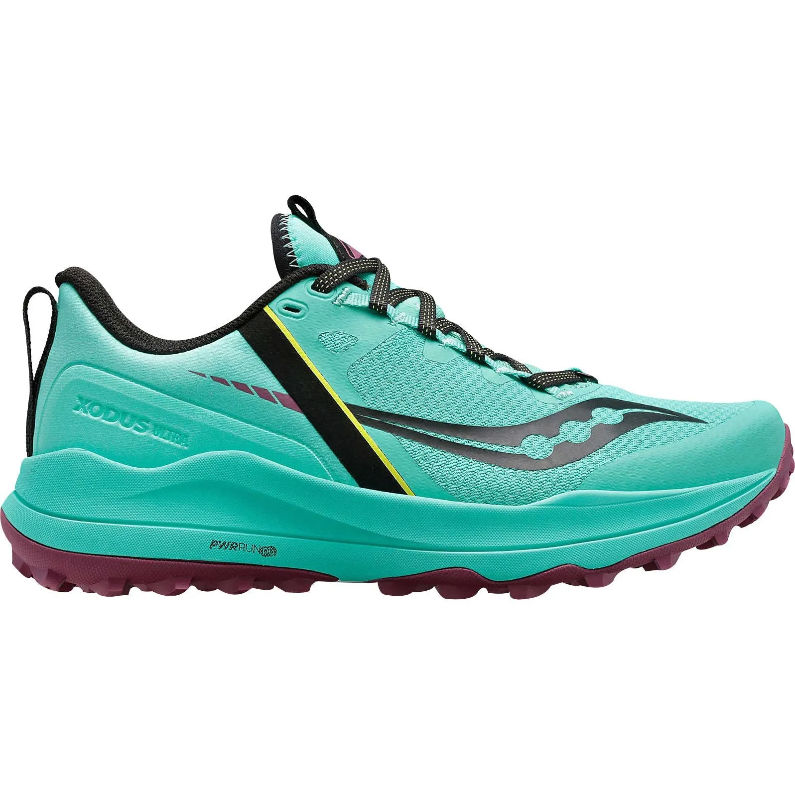 Saucony Xodus Ultra Womens Trail Running Shoes - Green Calorie burn Active Gear