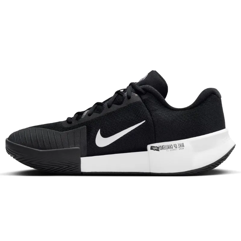 Multi Directional Flexibility Nike GP Challenge Pro Men Hard Court Tennis Shoes - Black/White-Black