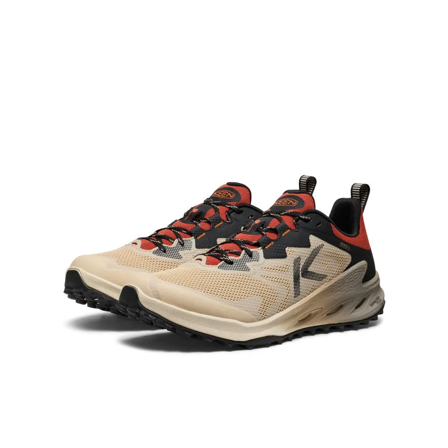 Stretch Comfort Men's Zionic NXT Waterproof Hiking Shoe  |  Safari/Red Ochre
