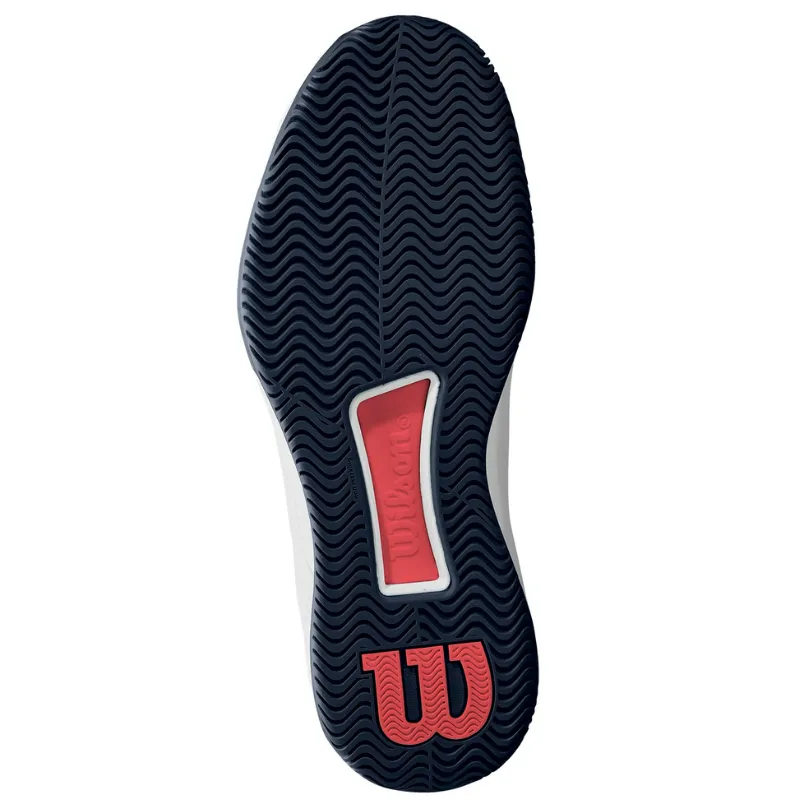 Wilson Intrigue Tour Womens Tennis Shoes - White/Navy/Black Grippy Tread Training Gear