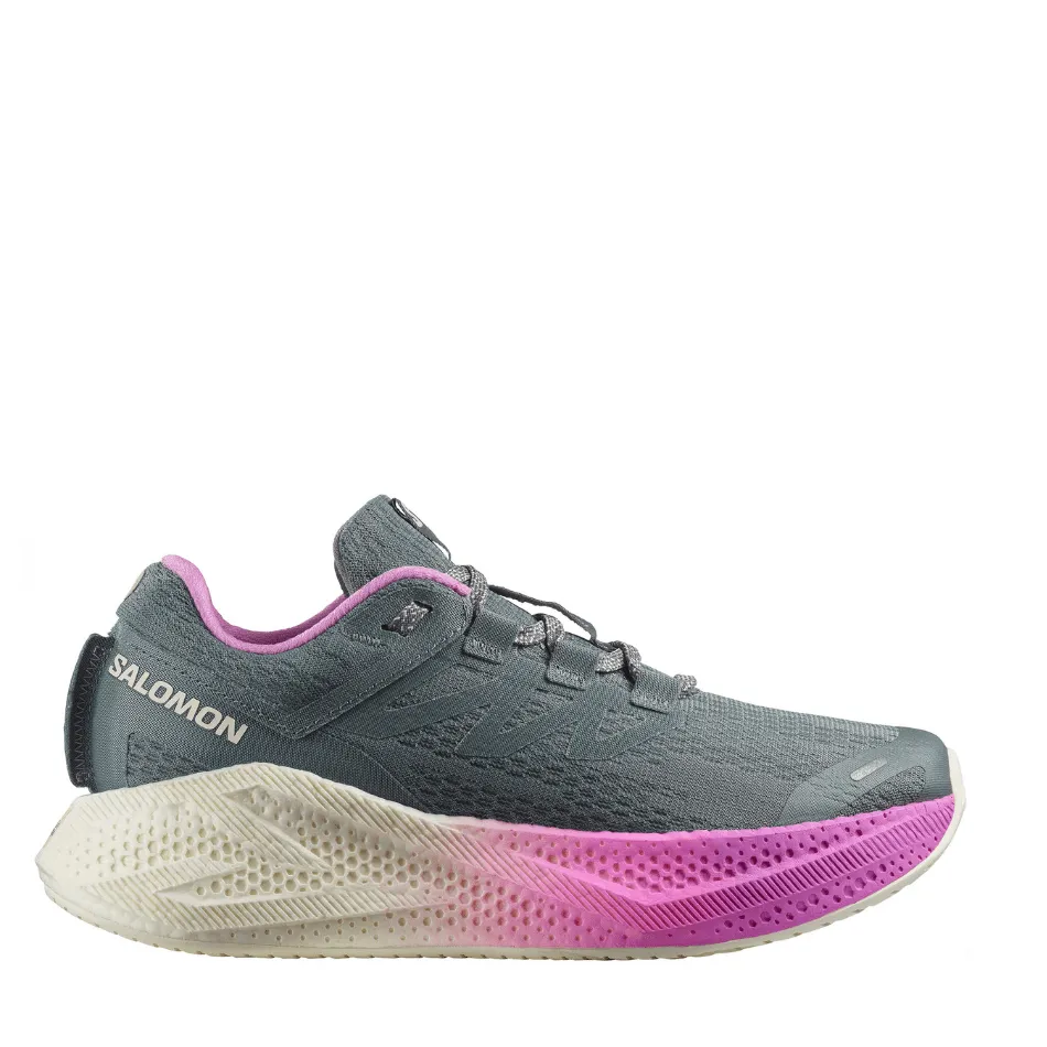 Salomon Women's Aeroglide 3 Running Shoes in Sedona Sage/Vanilla Ice/Cyclamen AW25 stylish design shoes