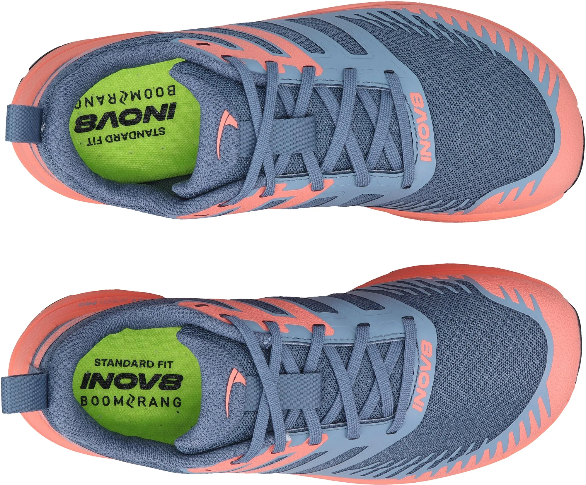 Backyard Session Foot Health Inov8 TrailFly Max WIDE FIT Womens Trail Running Shoes - Blue