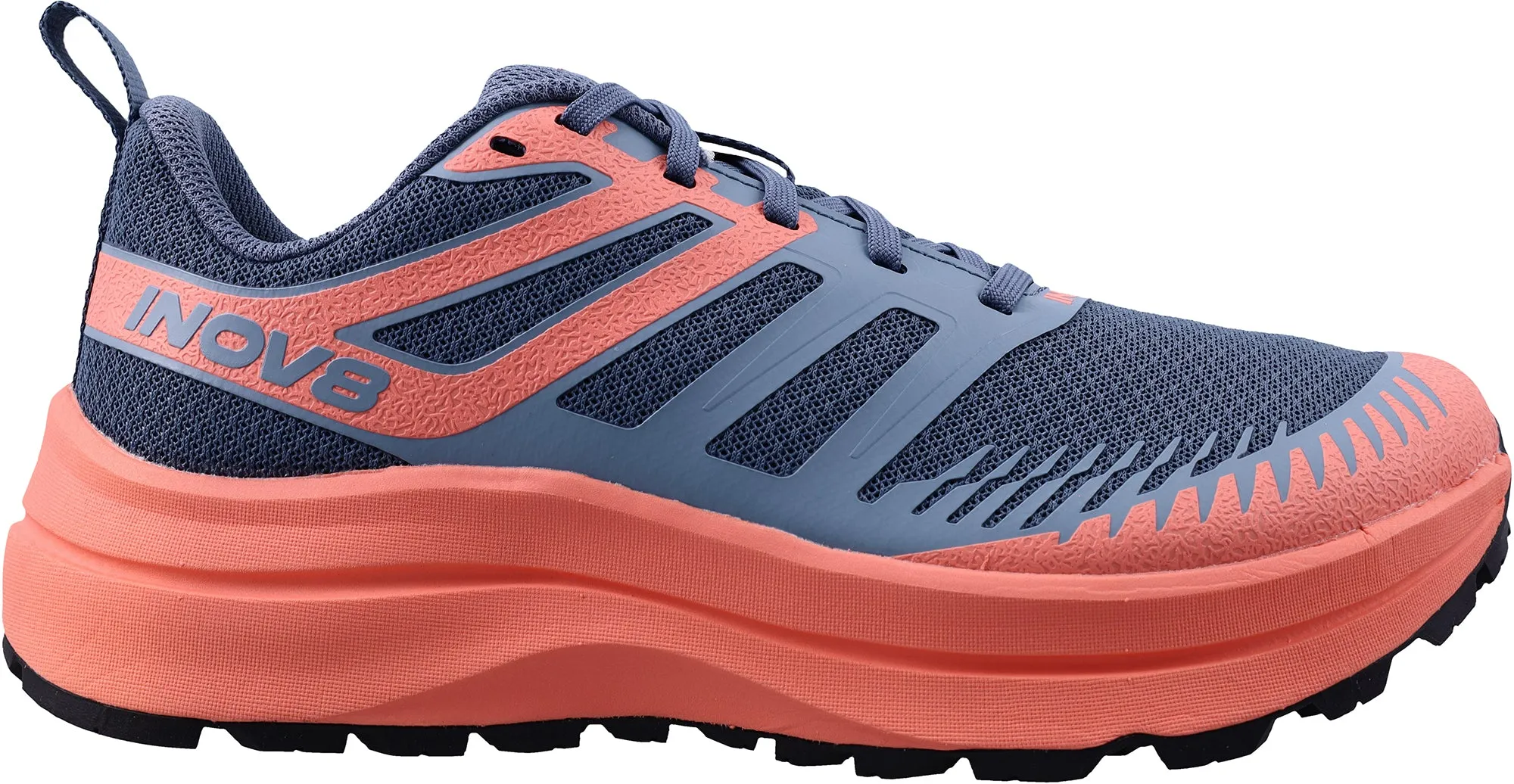 Inov8 TrailFly Max WIDE FIT Womens Trail Running Shoes - Blue Arch contour