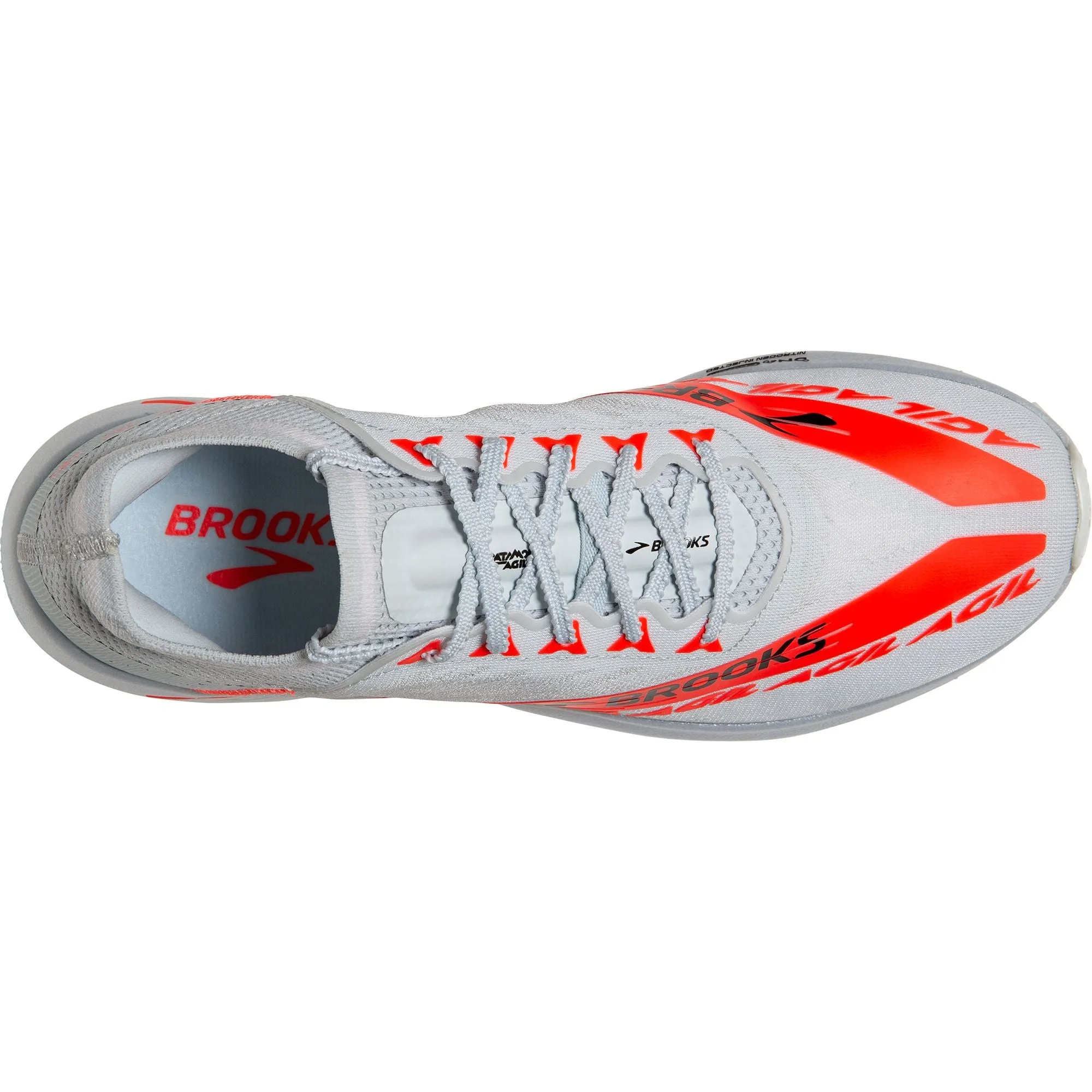 Light Reflective Brooks Catamount Agil Trail Running Shoes - Grey