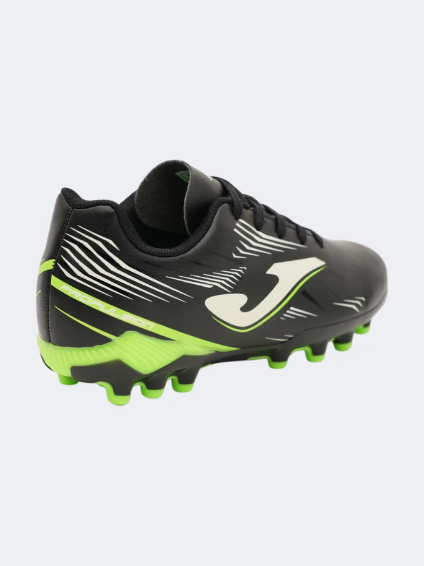 memory foam insole shoes Joma Propulsion 2501 Kids Football Shoes Black/Lime
