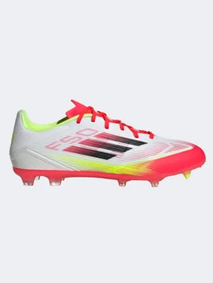 bleacher - shoes Adidas F 50 League FG MG Men Football Shoes White/Black/Yellow