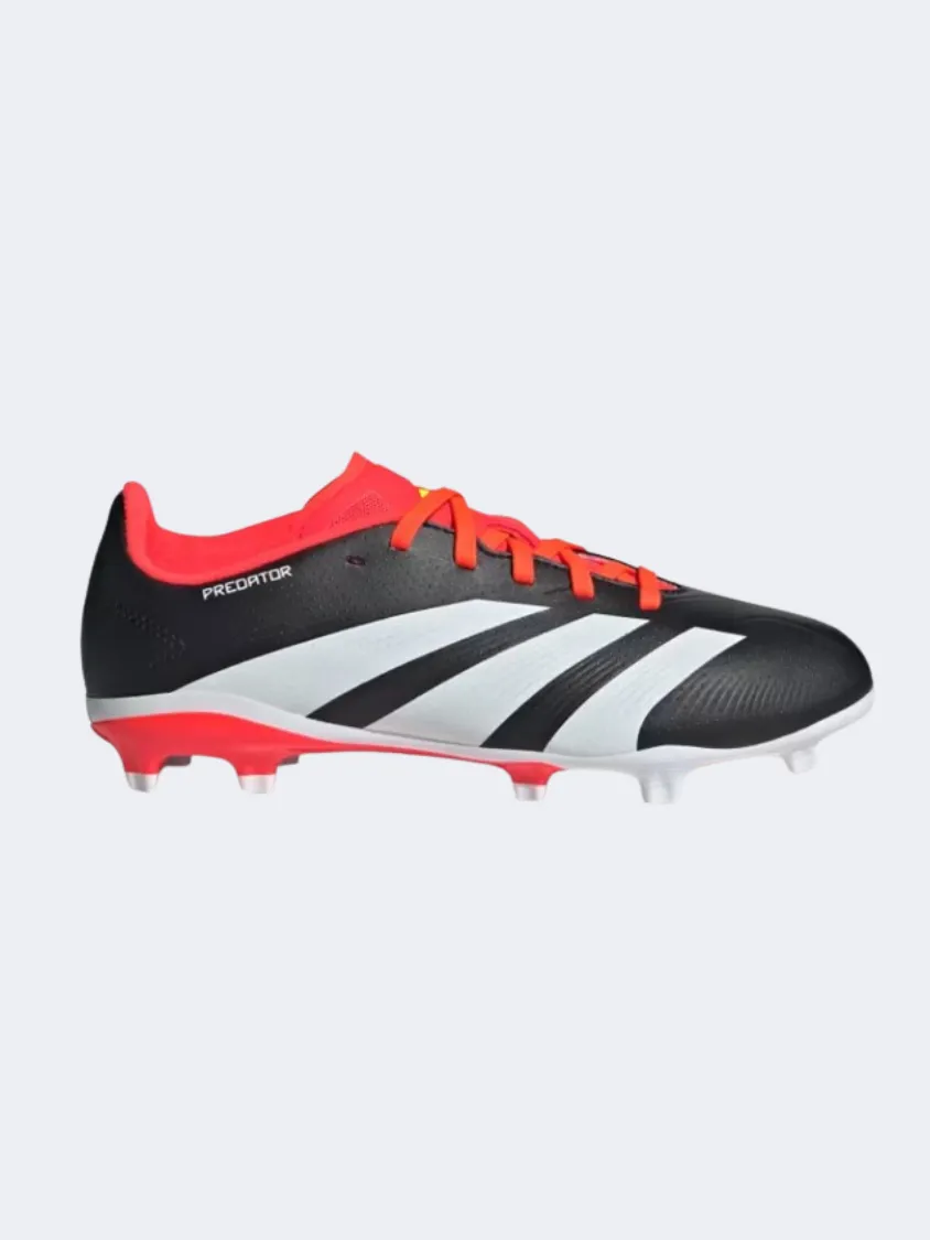 Adidas Predator League Fg Kids Football Shoes Black/White/Red Sneakers