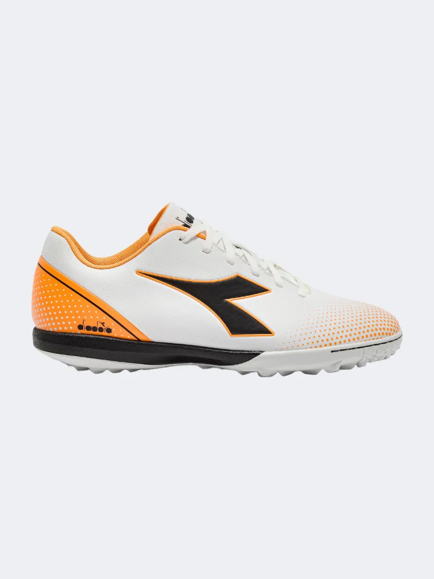 Replacement kids' shoes Diadora Pichichi 7 Tfr Men Football Shoes White/Orange Fluo
