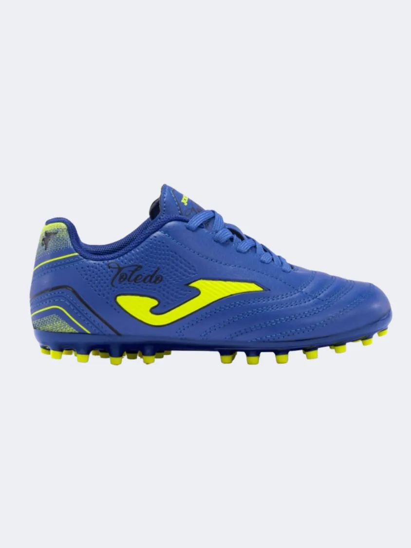 team players Joma Toledo 2404 Ag Kids Football Shoes Royal/Yellow