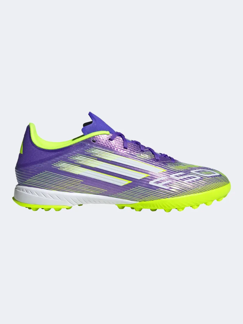 Adidas F50 League Tf Men Football Shoes Purple Quick Drying sports - facility shoes