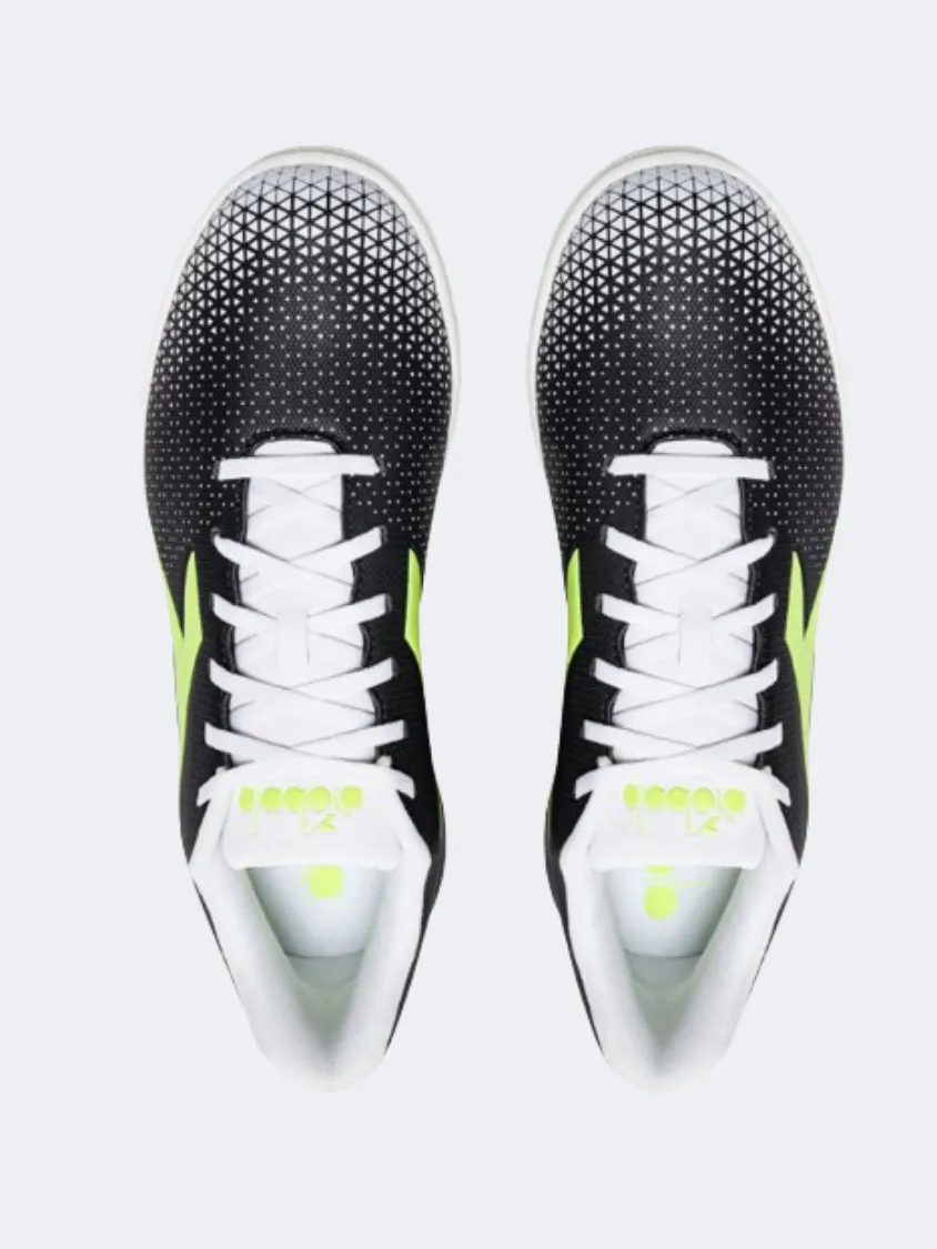 Comfortable Padding sports accessories Diadora Pichichi 6 Tfr Men Football Shoes Black/Yellow/White