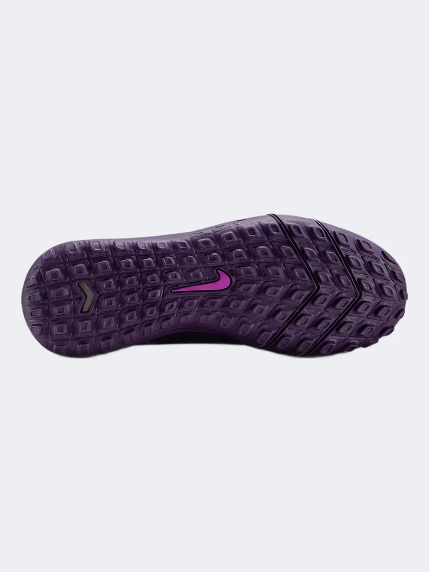 Nike Jr. Mercurial Vapor 16 Academy Kylian Mbappe Fg Gs-Unisex Football Shoes Purple/Ivory Removable insole Eva Midsole