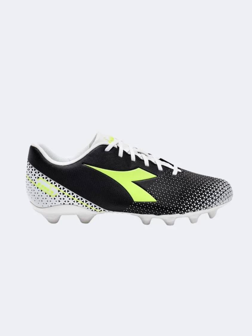Fringe kids' shoes Diadora Pichichi 6 Mg14 Men Football Shoes Black/Yellow/White