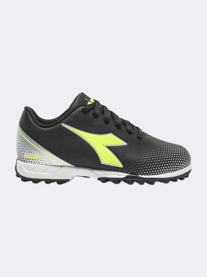 mountain - biking - trail shoes Diadora Pichichi 7 Tf Jr Gs-Boys Football Shoes Black/Silver