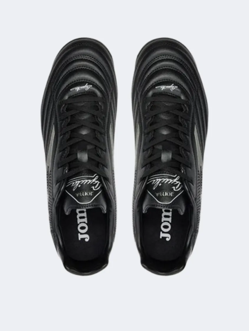Joma Aguila 2401 Men Turf Shoes Black/White/Grey Fitness routine