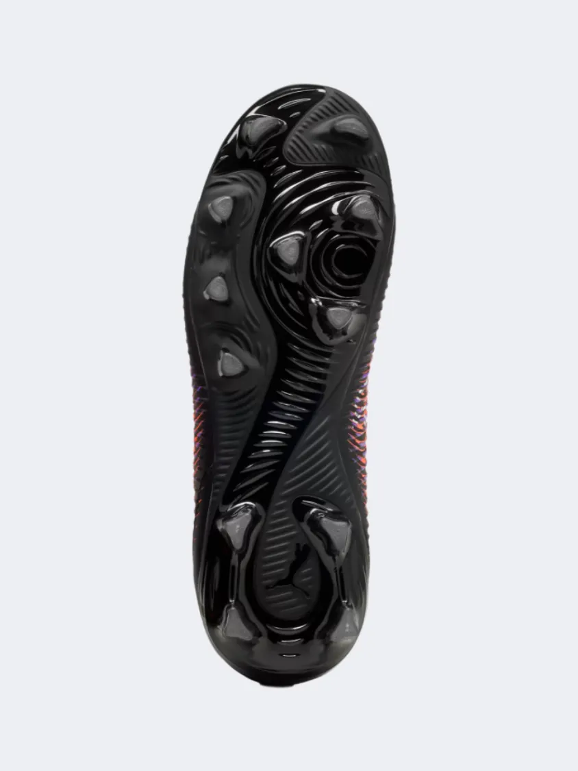 low - altitude shoes Puma Future 8 Match Firm Ground/Artificial Gs-Boys Football Shoes Black/Red