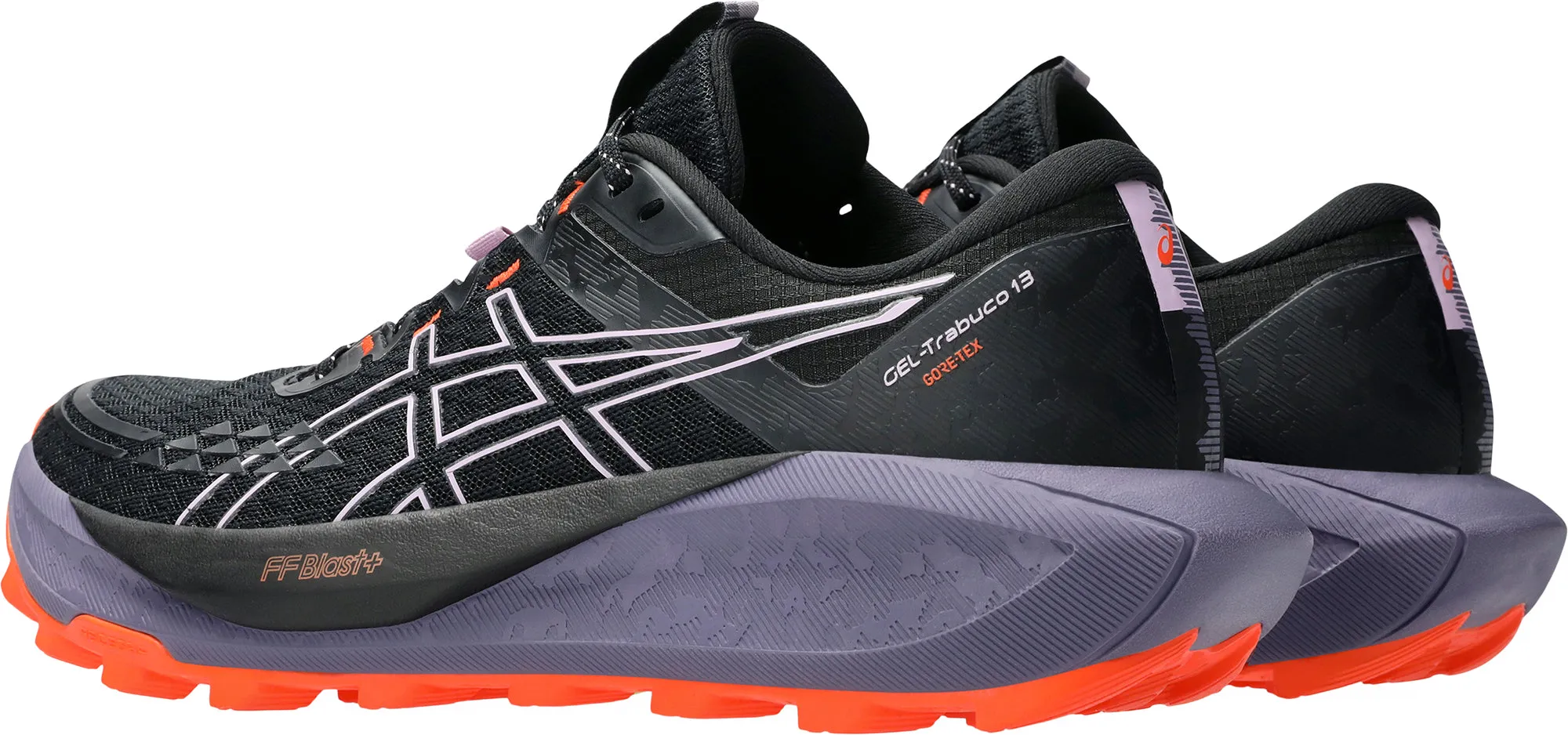 Asics Gel Trabuco 13 GORE-TEX Womens Trail Running Shoes - Black Workout Flex clean look