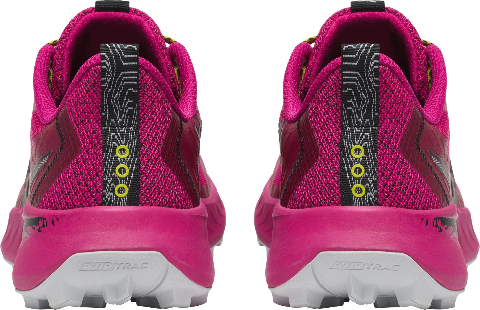 Cardio Friendly Saucony Peregrine 15 Womens Running Shoes - Pink