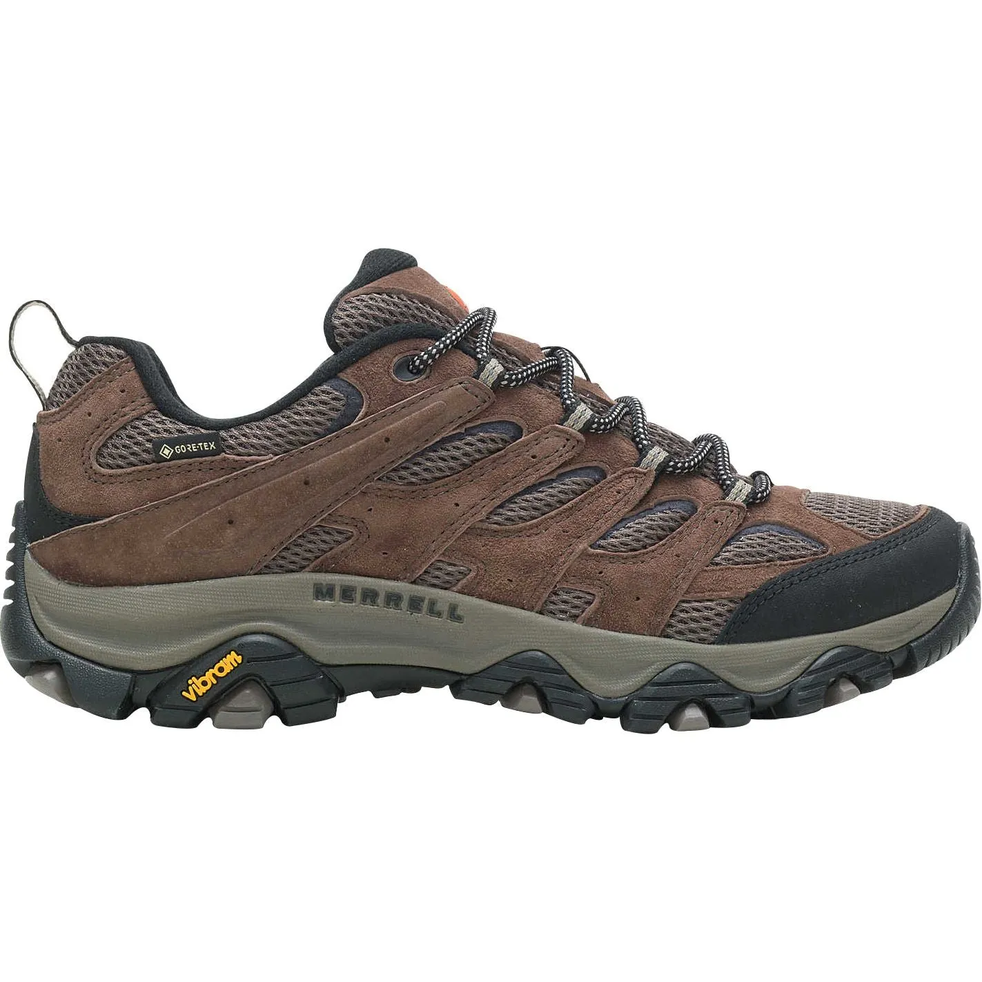 Snow Ready All Season Use Merrell Moab 3 GORE-TEX Mens Walking Shoes - Brown