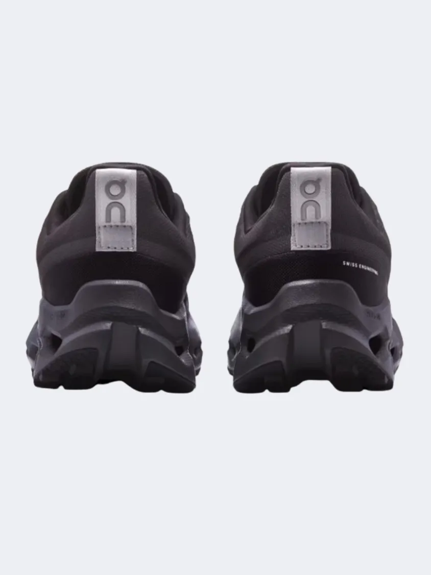 On Cloudsurfer Trail Waterproof Women Hiking Shoes Black/Eclipse All terrain Ultimate Stability Design
