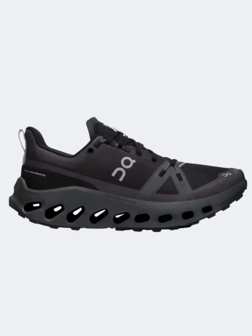 Water Resistant Snow Trails On Cloudsurfer Trail Waterproof Women Hiking Shoes Black/Eclipse
