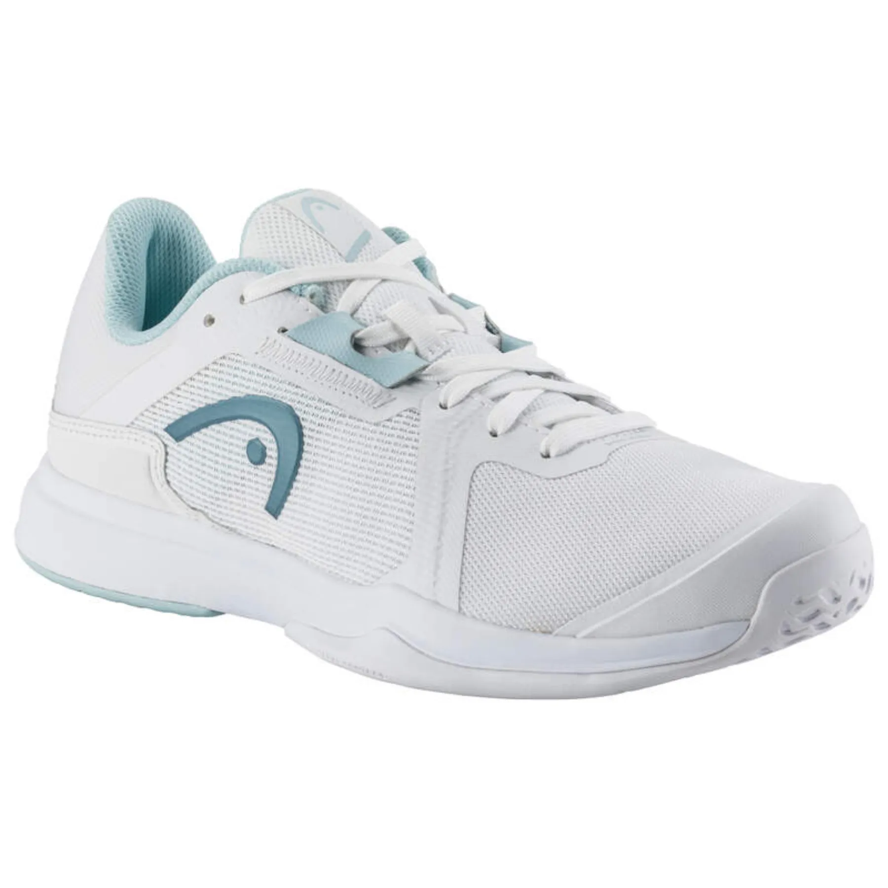 Head Sprint Team 3.5 Women Tennis Shoes - White Aqua Performance Impact Zone