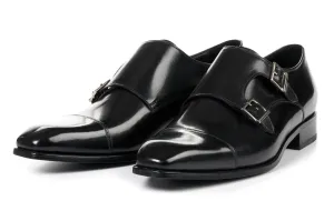 The Burton Double Monk Strap - Nero soft feel