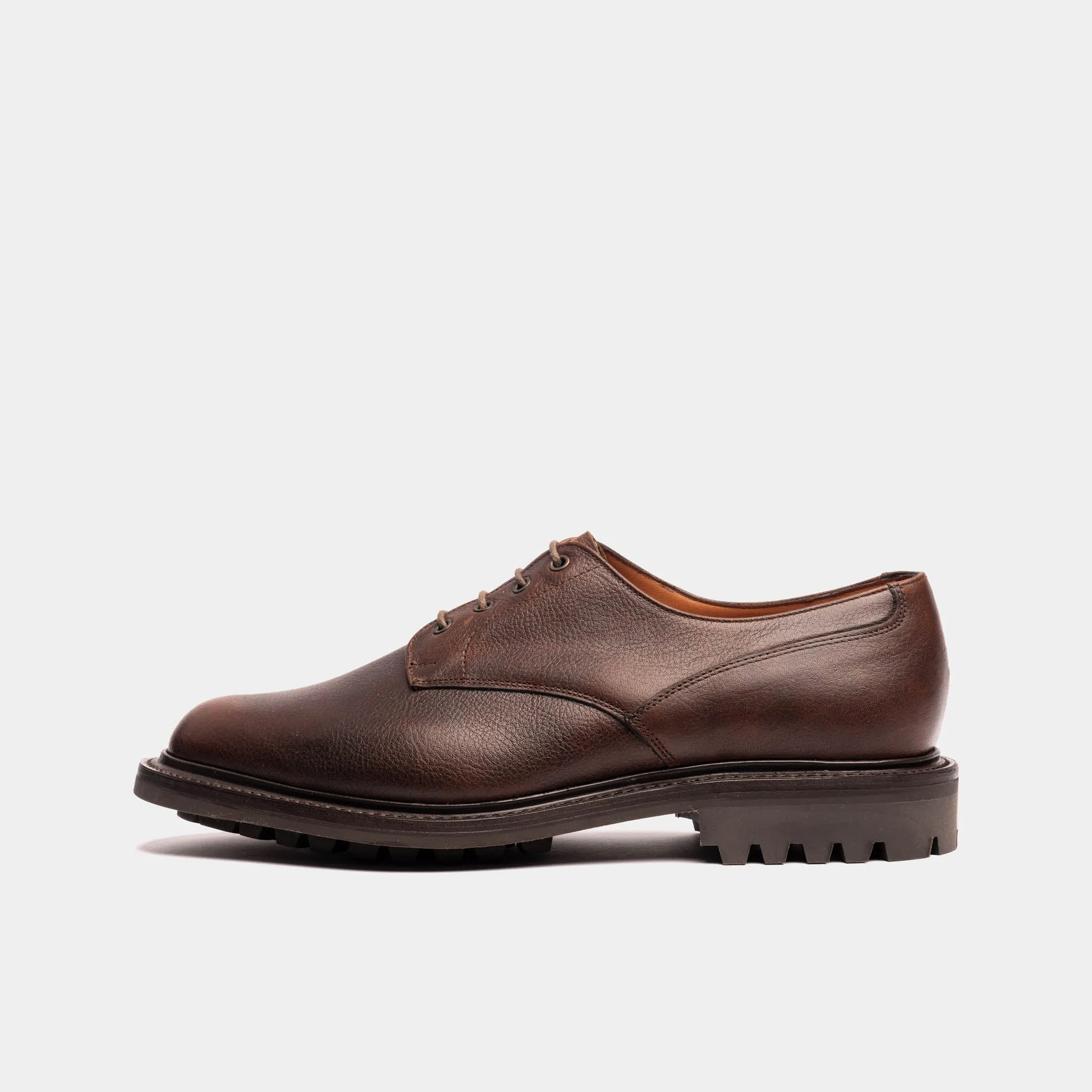 Leather Comfort Fit HALE // BROWN GRAINED
