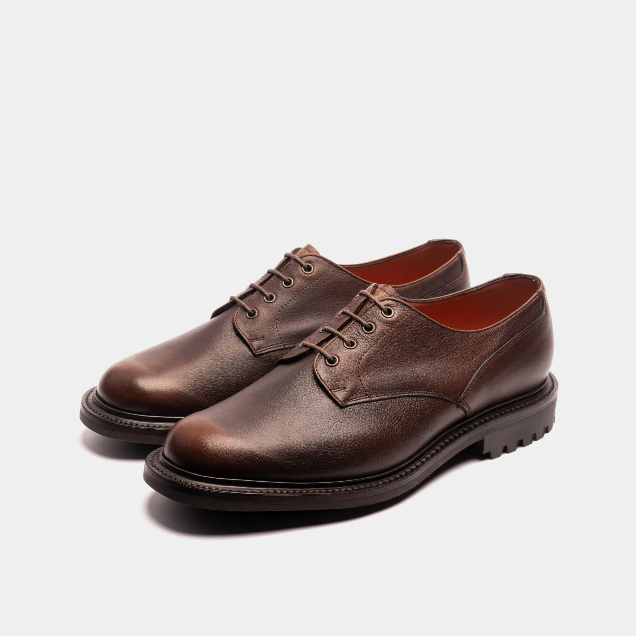 HALE // BROWN GRAINED Comfort Look Shoes