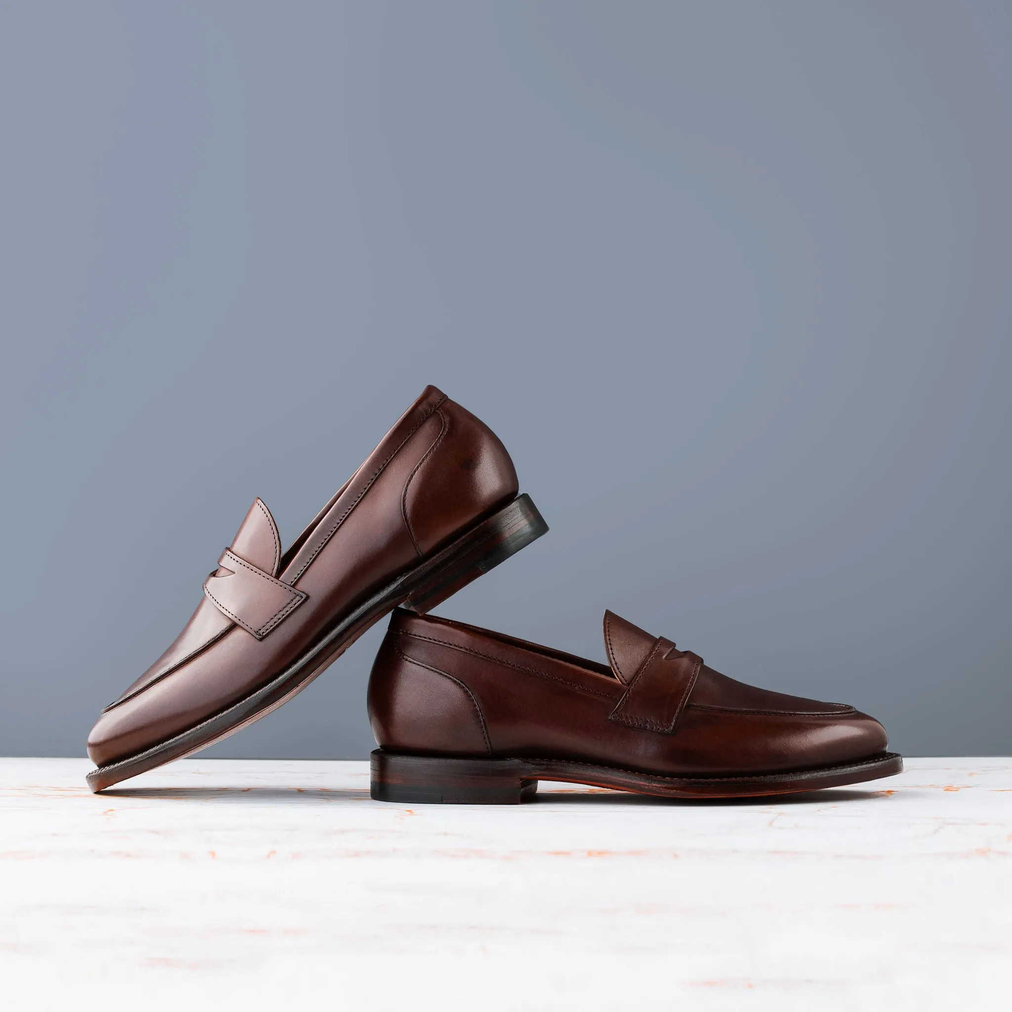 Move Free Casual Style Clara Penny Loafer Tobacco Calf