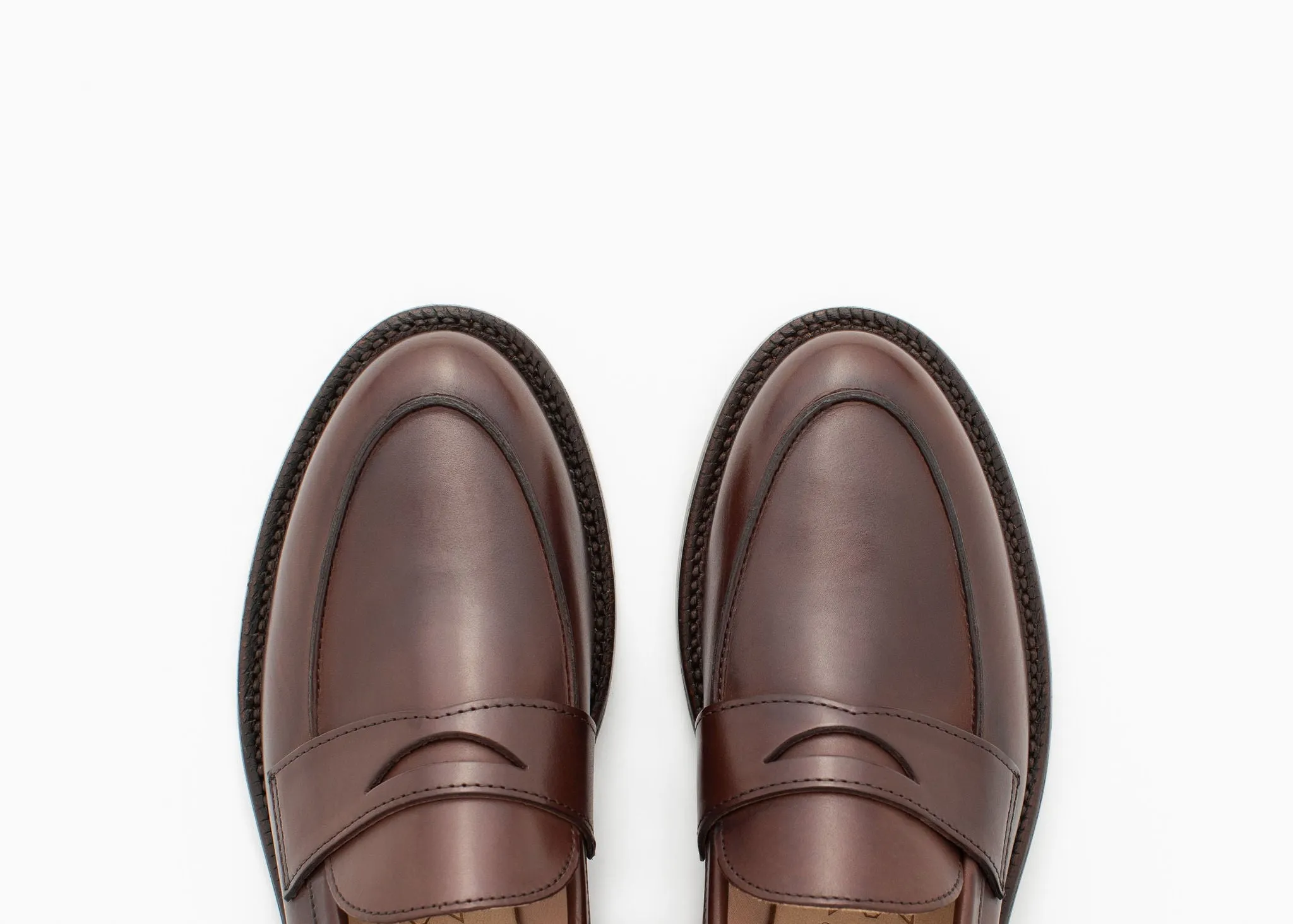 Forest trail Practical All-day Shoes Clara Penny Loafer Tobacco Calf