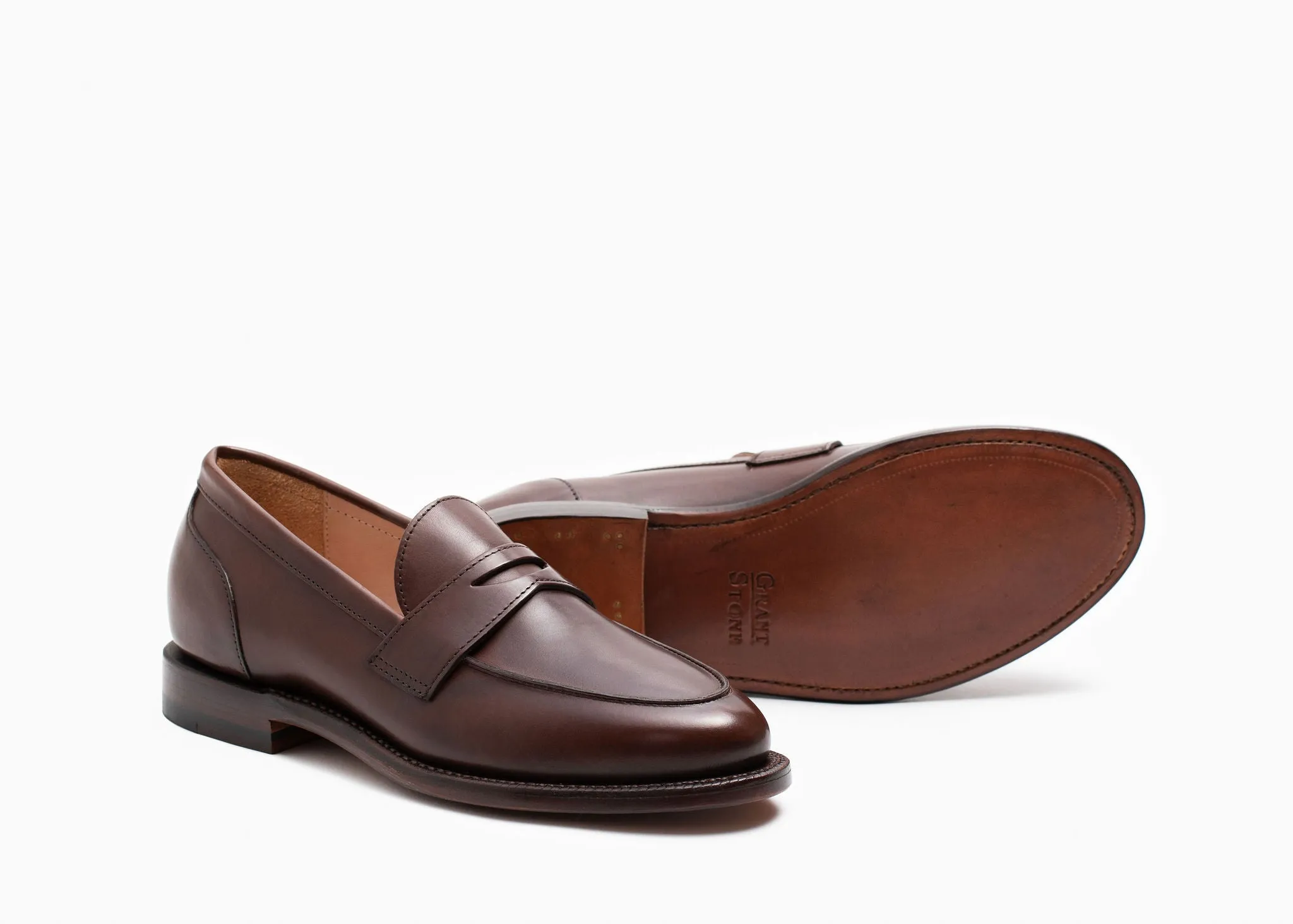 Clara Penny Loafer Tobacco Calf True Hold