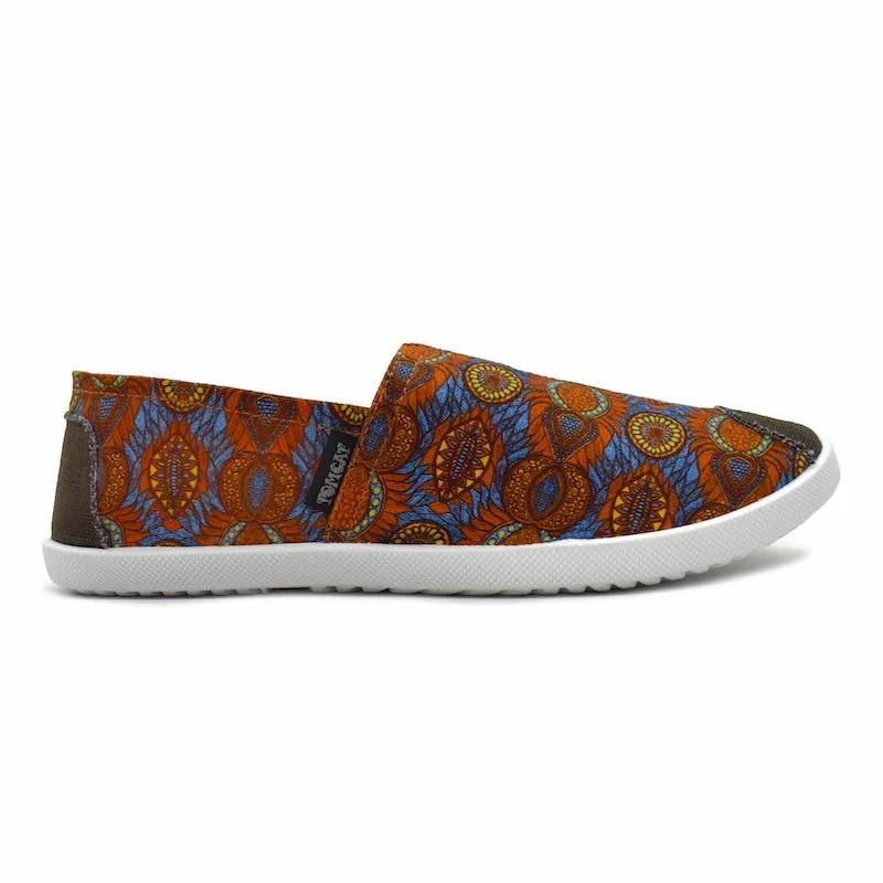Emmy Chapisha Canvas Shoes - Multi Blue Work Break