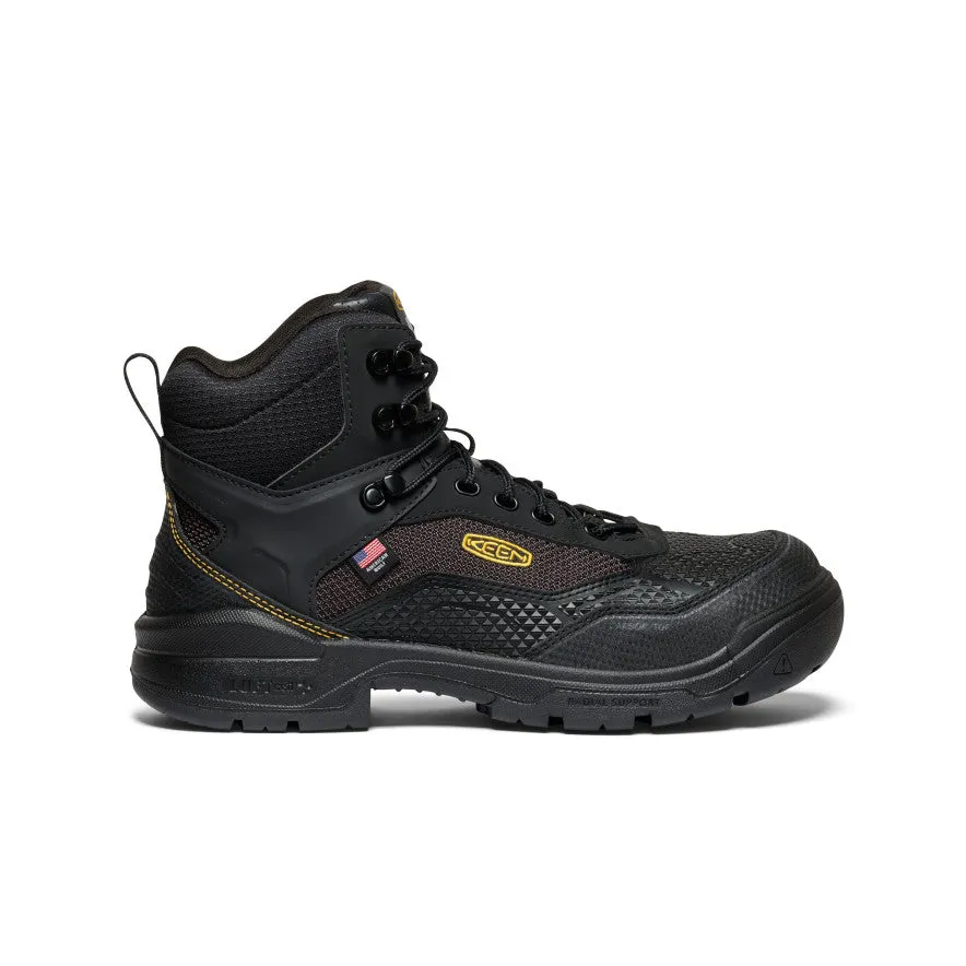 Eva Midsole Story Glow Men's Stronglite Waterproof Boot (Carbon Toe)  |  Black/Black