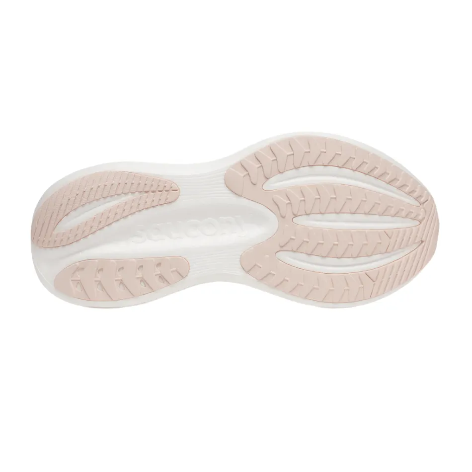 Saucony Women's Triumph 23 Running Shoes in Navy/Cameo AW25 arch - shaped insoles for sprints