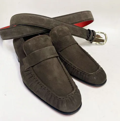 Beach Vibe Sky Blue Style: 24144-Brown Suede