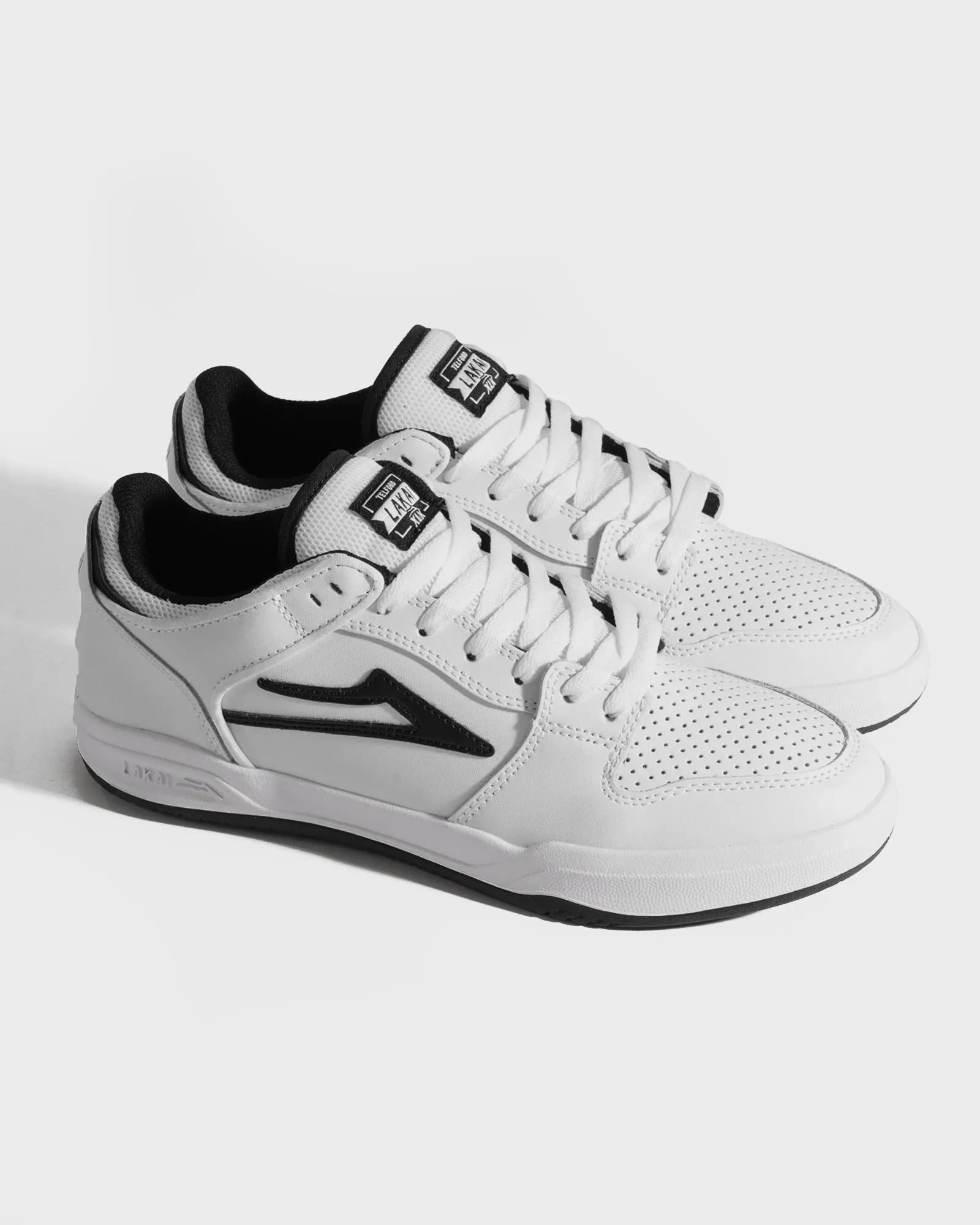 Freeze Grip Telford Low - White/Black Leather