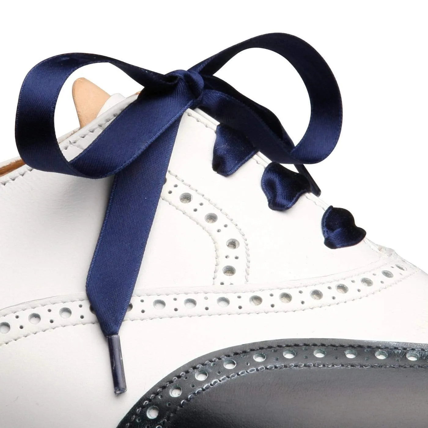 Elegant Walk Classic Walking Shoes Jenny Navy & White