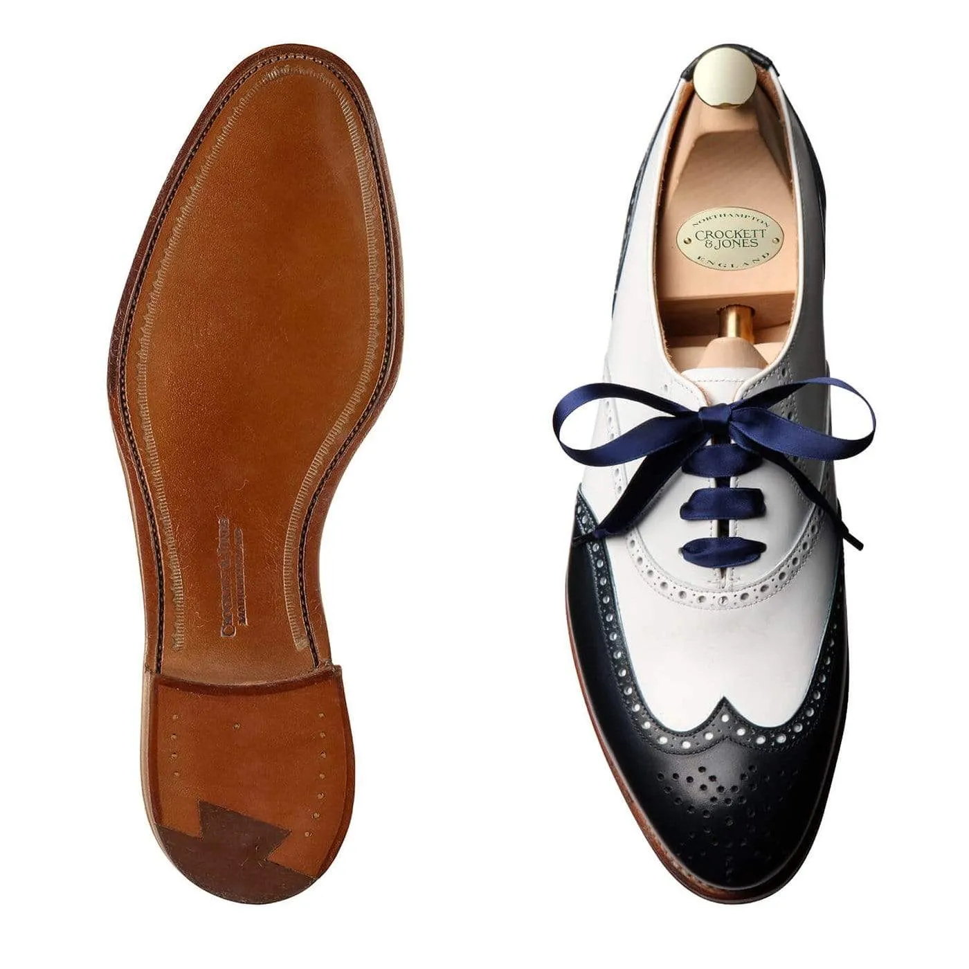 Good Grip Leather Flex Jenny Navy & White