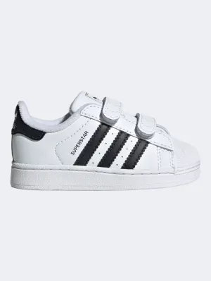Adidas Superstar Ii Comfort Closure Infant-Boys Original Shoes White/Black Street Run Free Soul